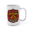 Mi Cultura Mi Orgullo Mug - Herencia Que Brilla Coffee Cup - Hispanic Heritage Gift for Latinas, Latino Families and Cultural Pride