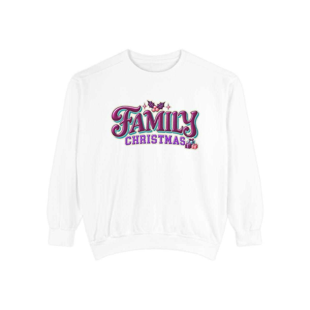 Family Christmas Retro Holiday Sweatshirt
