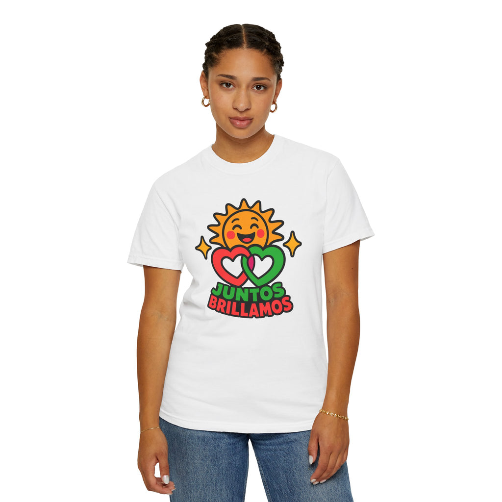 Juntos Brillamos Latino Heritage Heavyweight Tee ☀️❤️