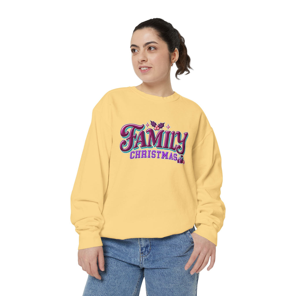 Family Christmas Retro Holiday Sweatshirt