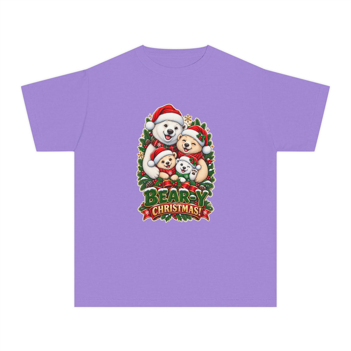 BEAR-Y Christmas Youth Tee