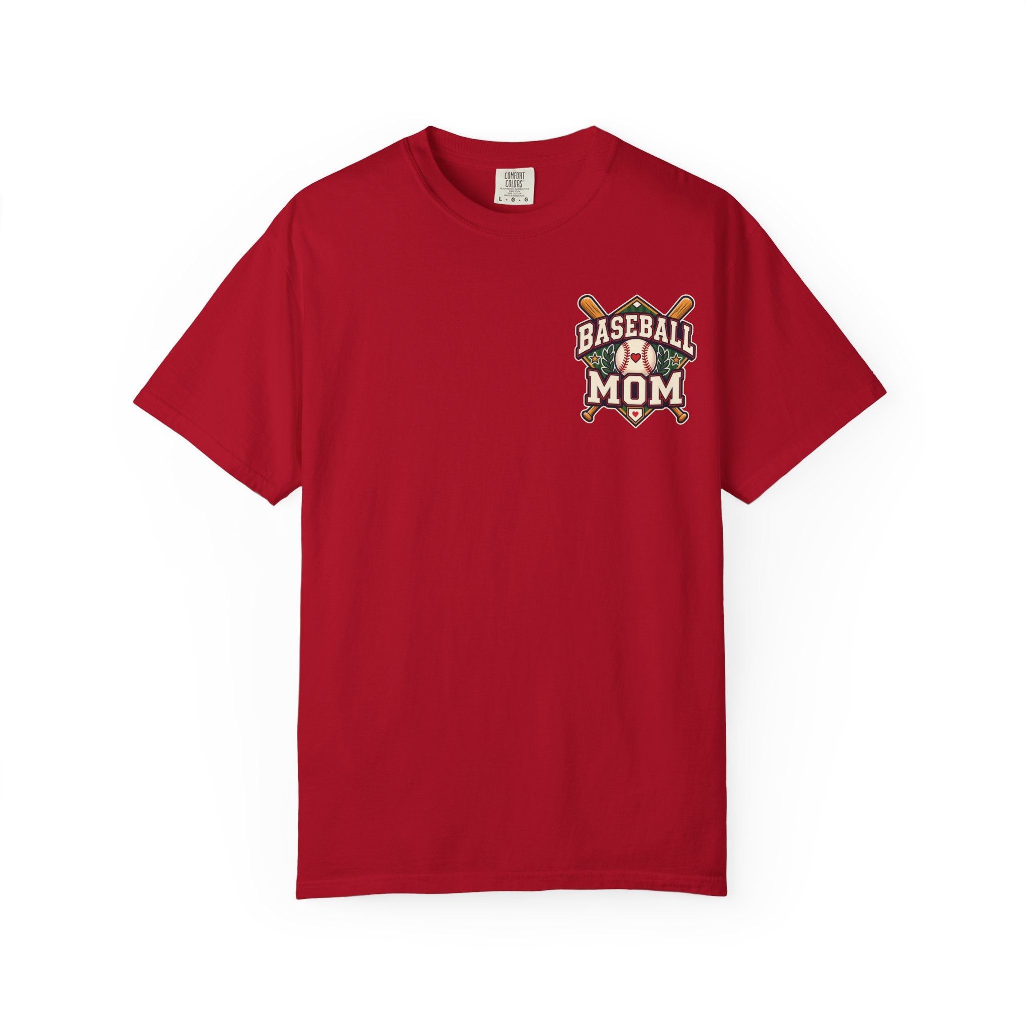 Vintage Baseball Mom Comfort Colors® Front and Back Tee ⚾️