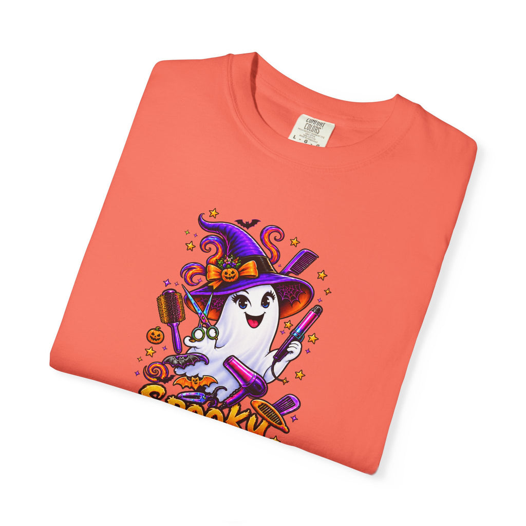 Spooky Stylist Halloween Tee – Adult Unisex Beauty Salon Party Shirt