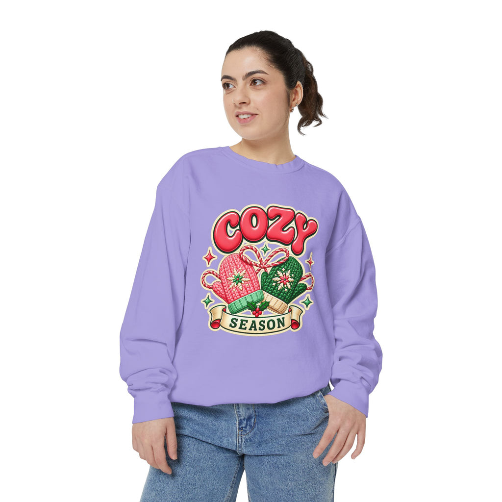 Cozy Season Christmas Sweatshirt 🧤🎄☕️
