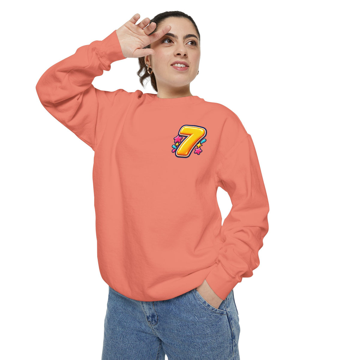 Seven Has “Even” in It, That’s Odd Sweatshirt | Funny Number 7 Crewneck 7️⃣🤔