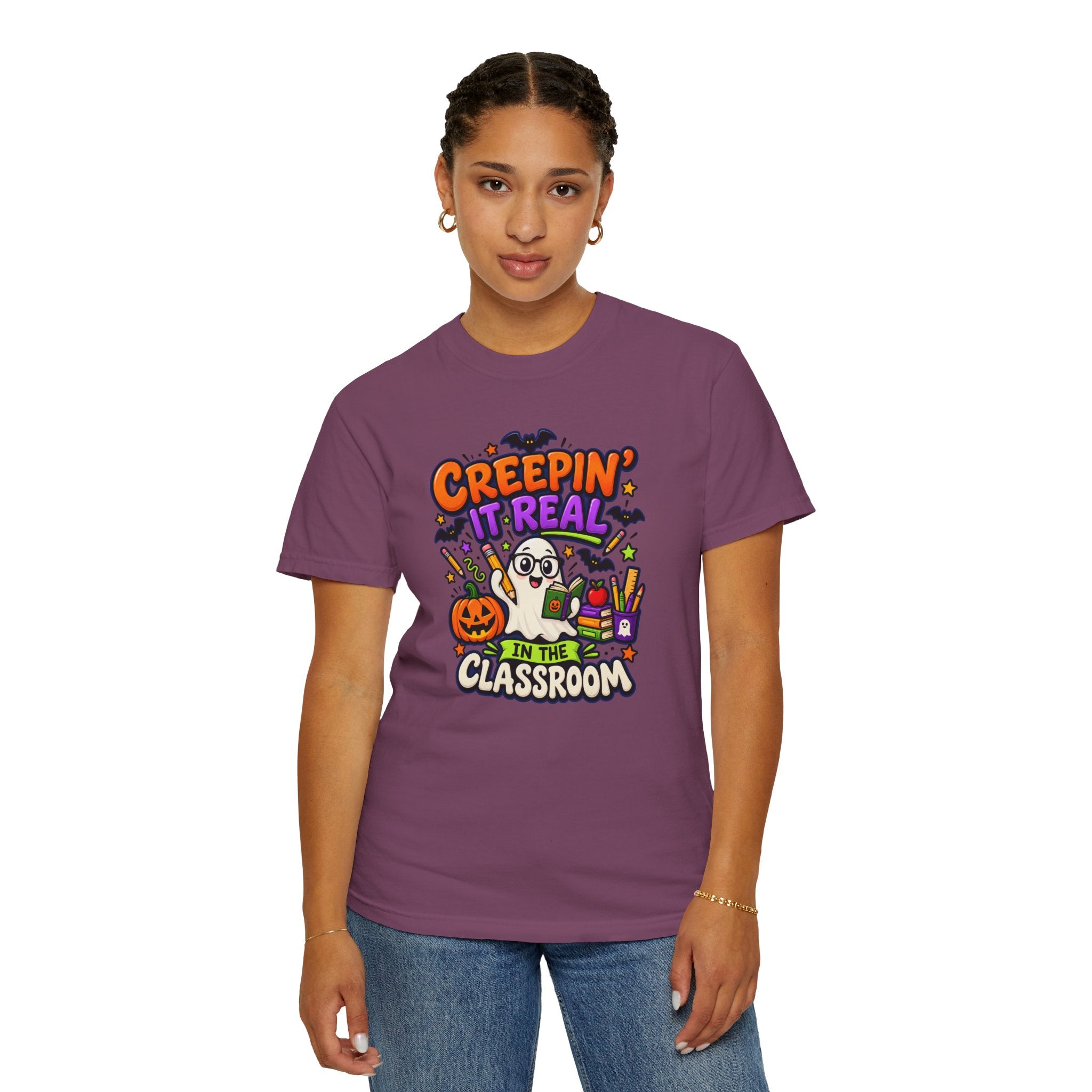 Creepin' It Real in the Classroom Halloween T-Shirt