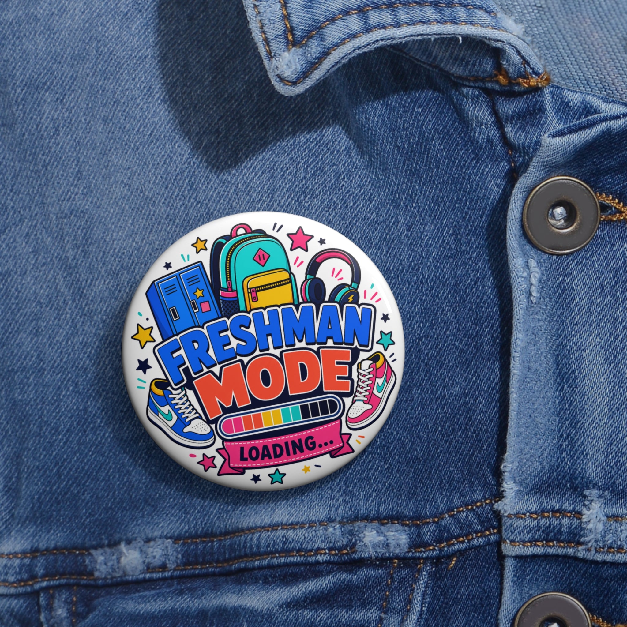 Freshman Mode: Loading School Pin