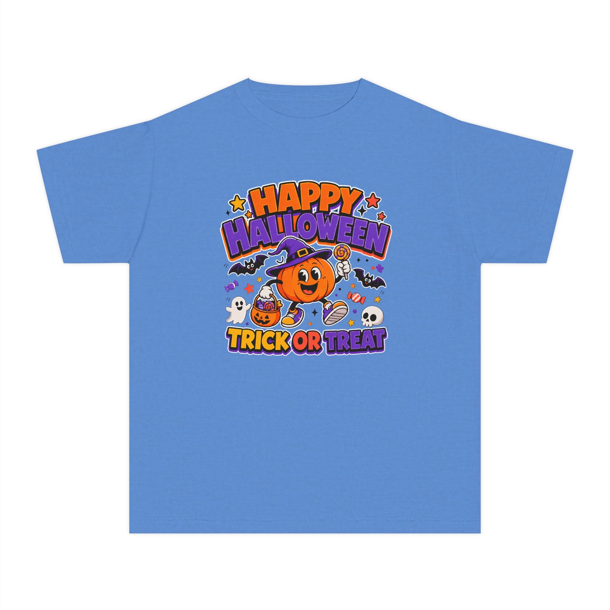 Happy Halloween Youth Trick-or-Treat Retro Tee 🎃✨