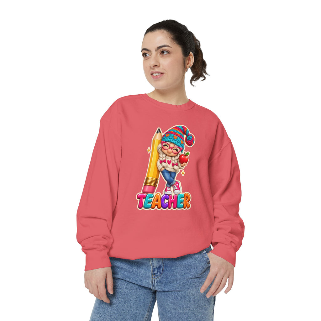 Gnome Teacher Classroom Christmas Holiday Sweatshirt