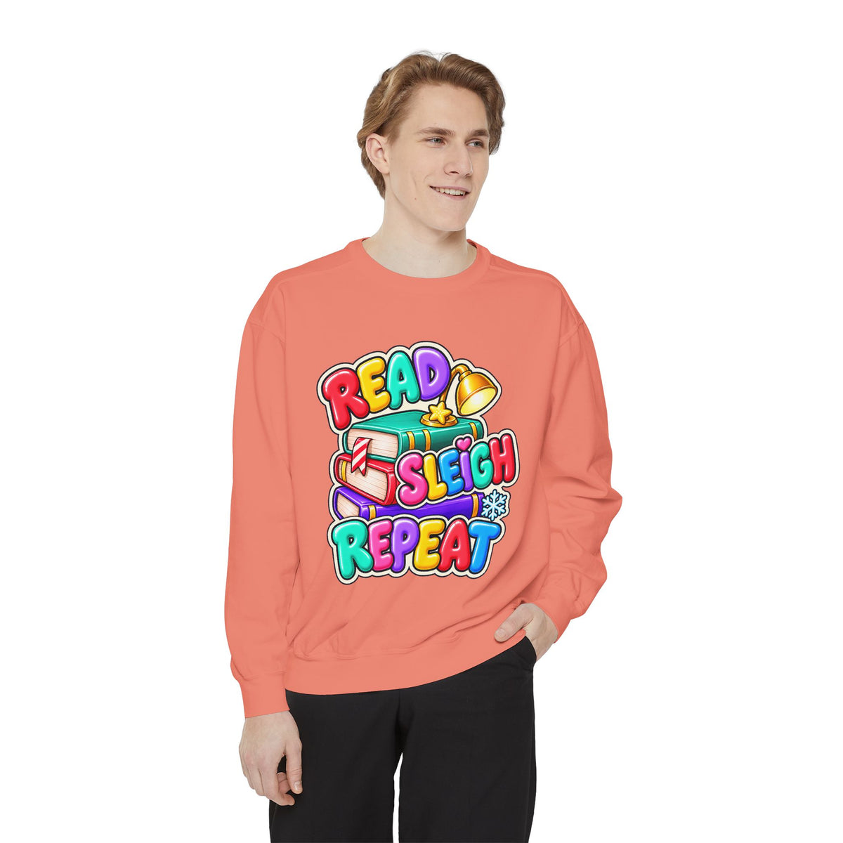 Read, Sleigh, Repeat Christmas Sweatshirt 📚🔔❄️