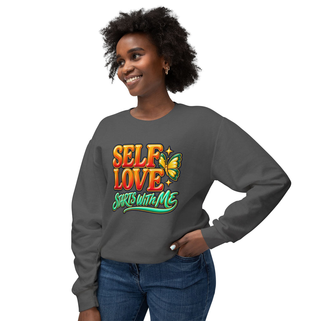 Self Love Starts With Me Crewneck Sweatshirt