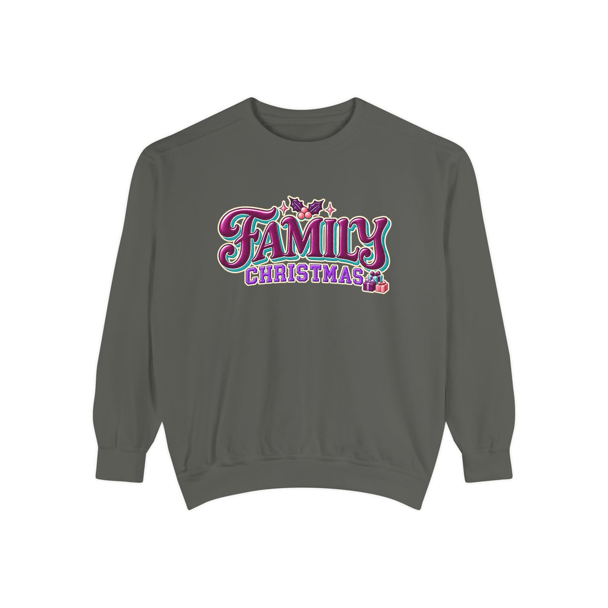 Family Christmas Retro Holiday Sweatshirt