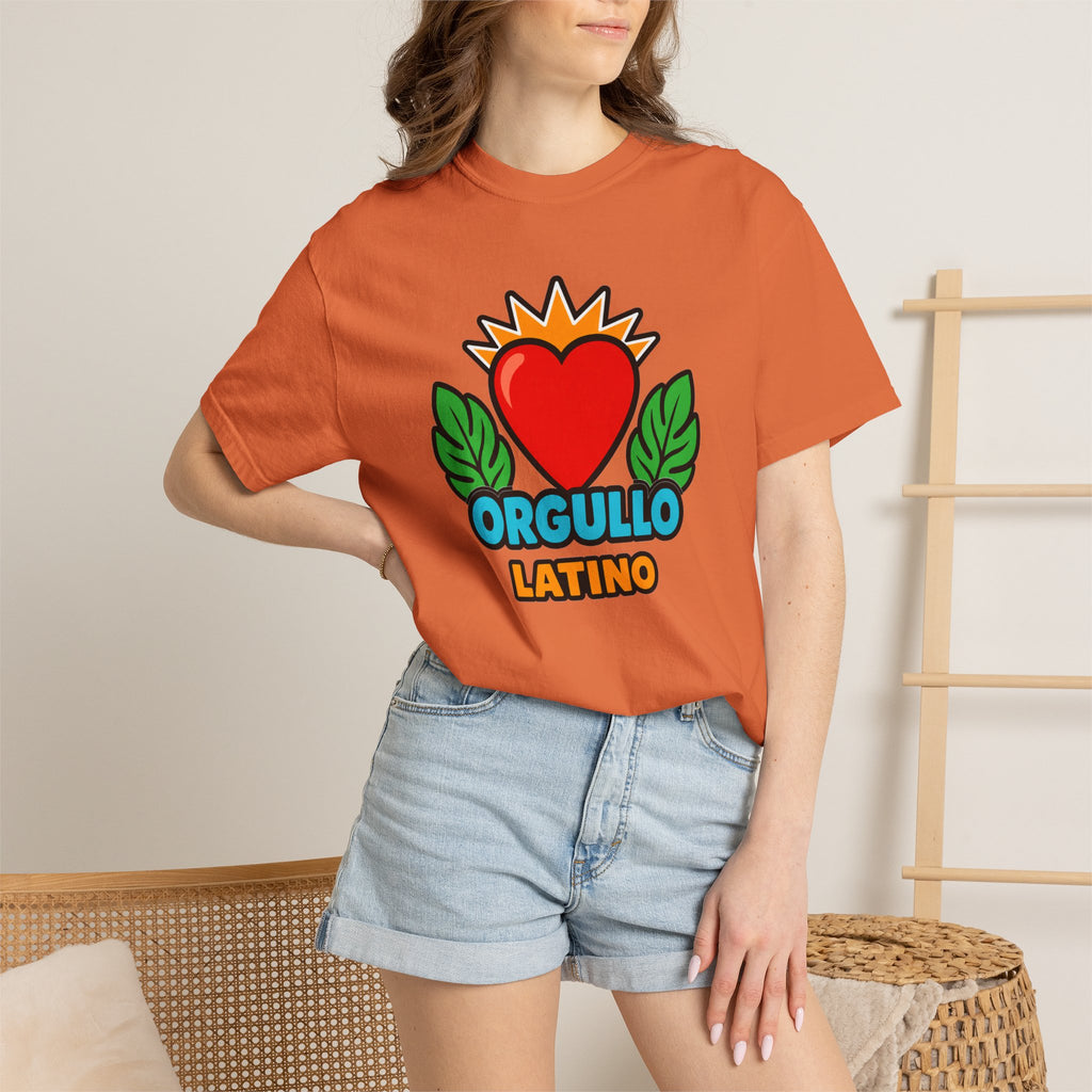 Orgullo Latino Heritage Heavyweight Tee ❤️🌿